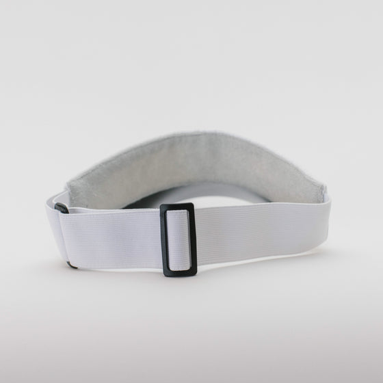 The Visor - White / Rose Gold