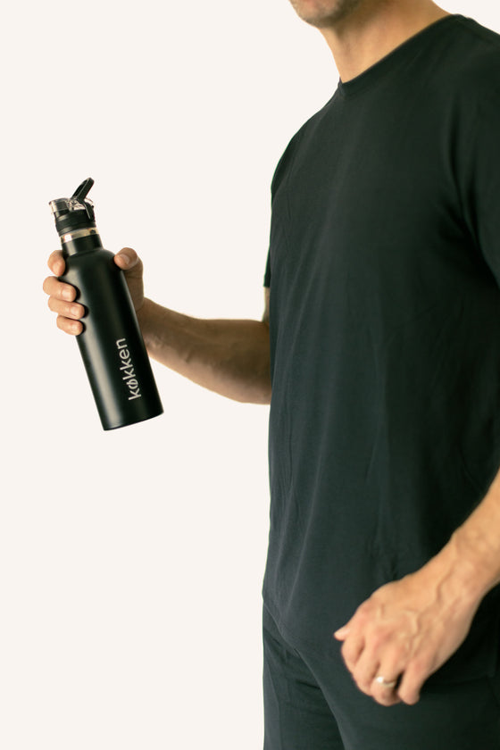 Stainless Steel Water Bottle Black