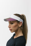 The Visor - White / Iridescent